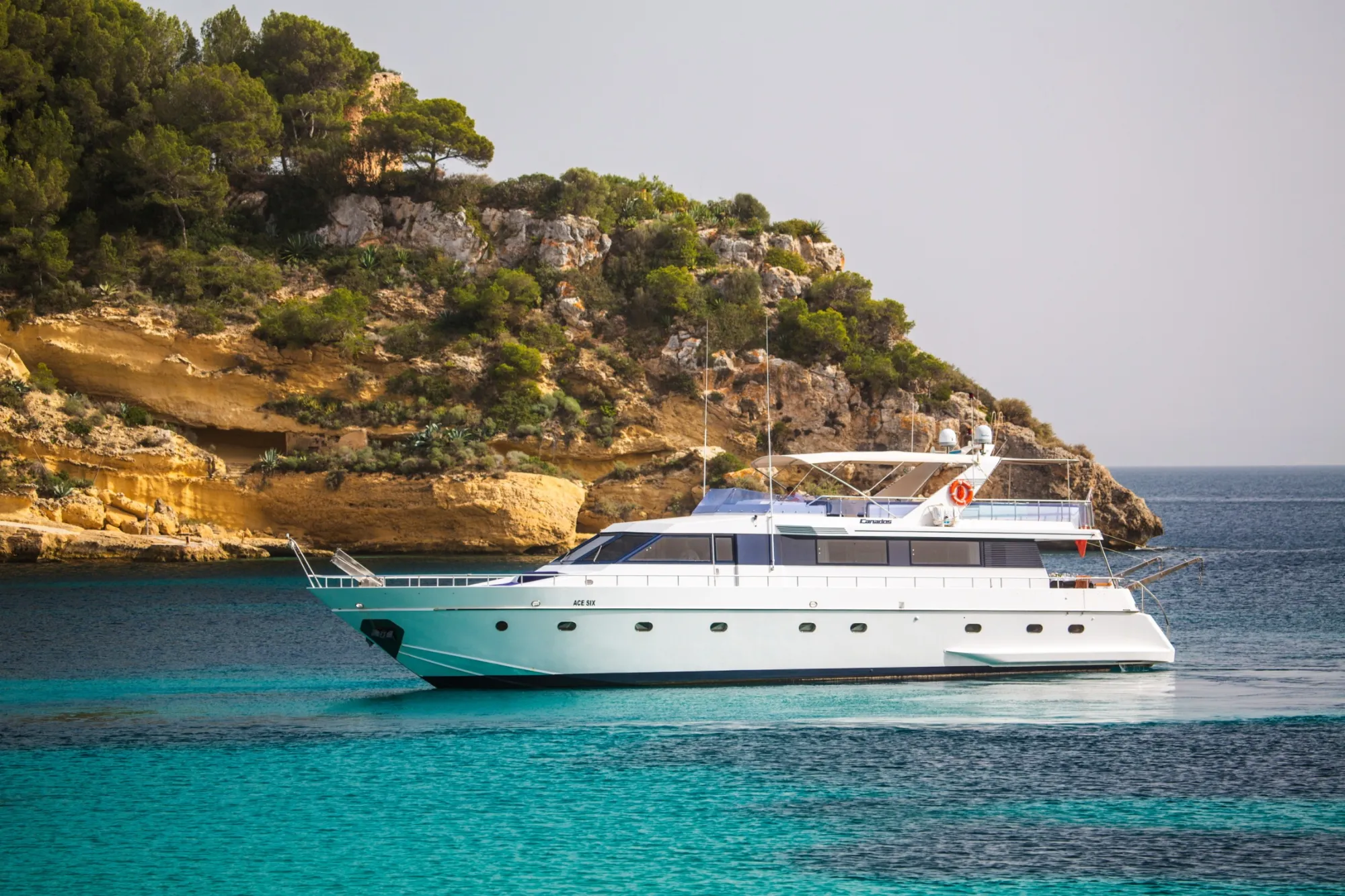 Ace Six 27m Canados motor yacht charter Mediterranean photo 02