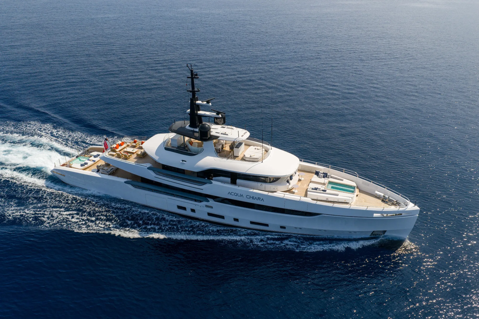 Acqua Chiara 47m Columbus Yachts motor yacht charter Mediterranean photo 02