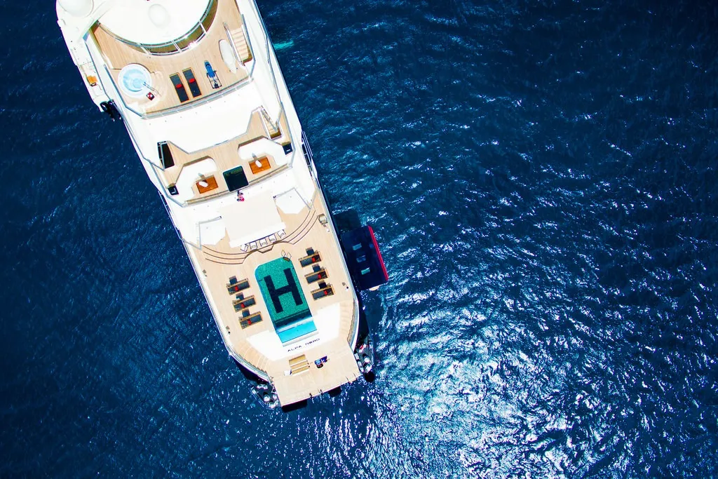 Alfa Nero 81.27m Oceanco motor yacht charter Mediterranean photo 06