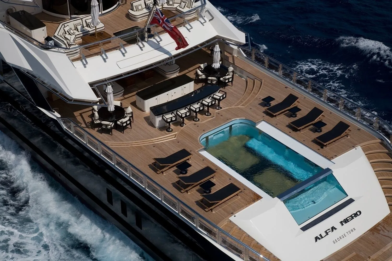 Alfa Nero 81.27m Oceanco motor yacht charter Mediterranean photo 11
