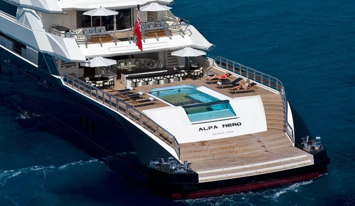 Alfa Nero 81.27m Oceanco motor yacht charter Mediterranean photo 25