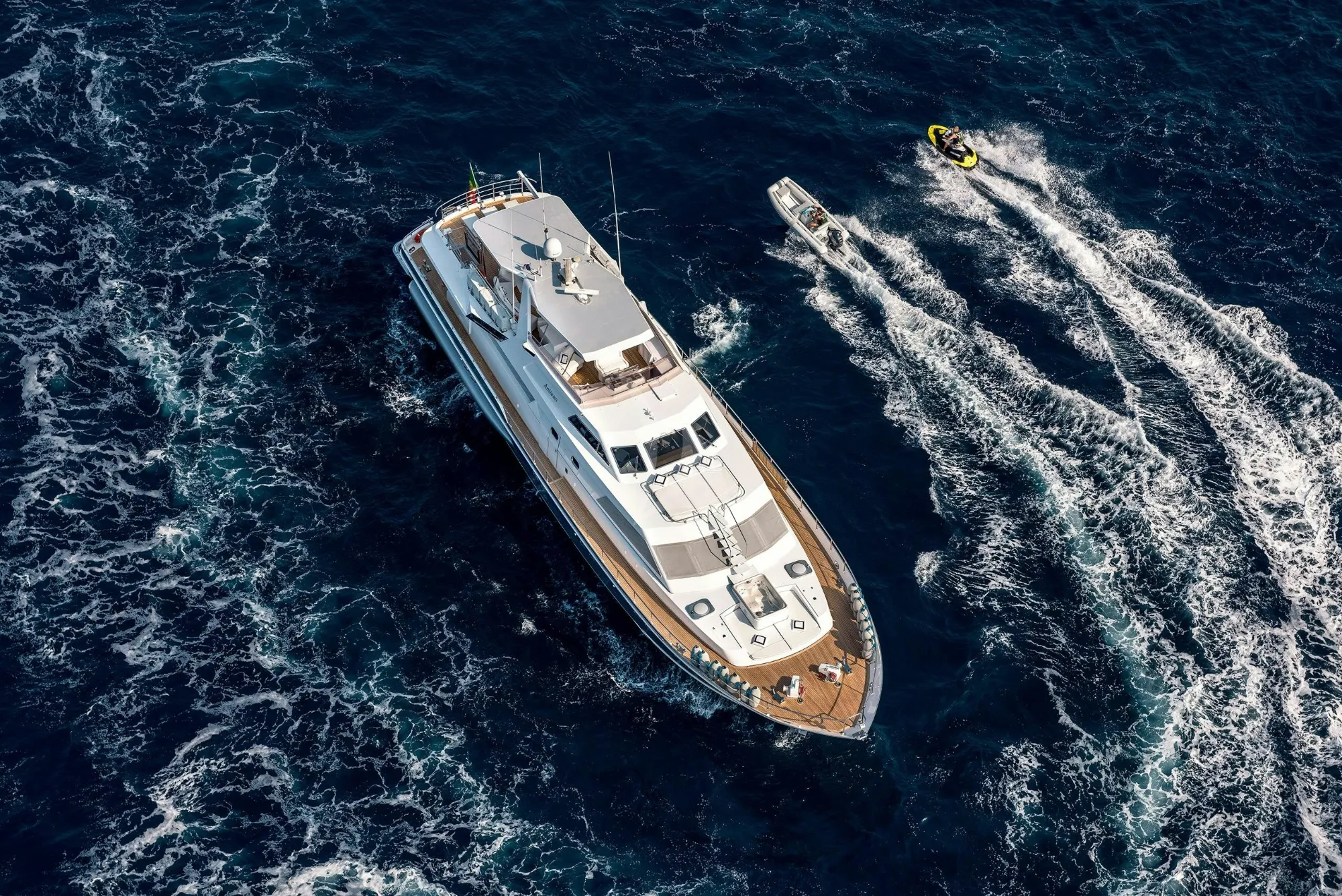 Antisan 33m Spertini Alalunga motor yacht charter French Riviera photo 03