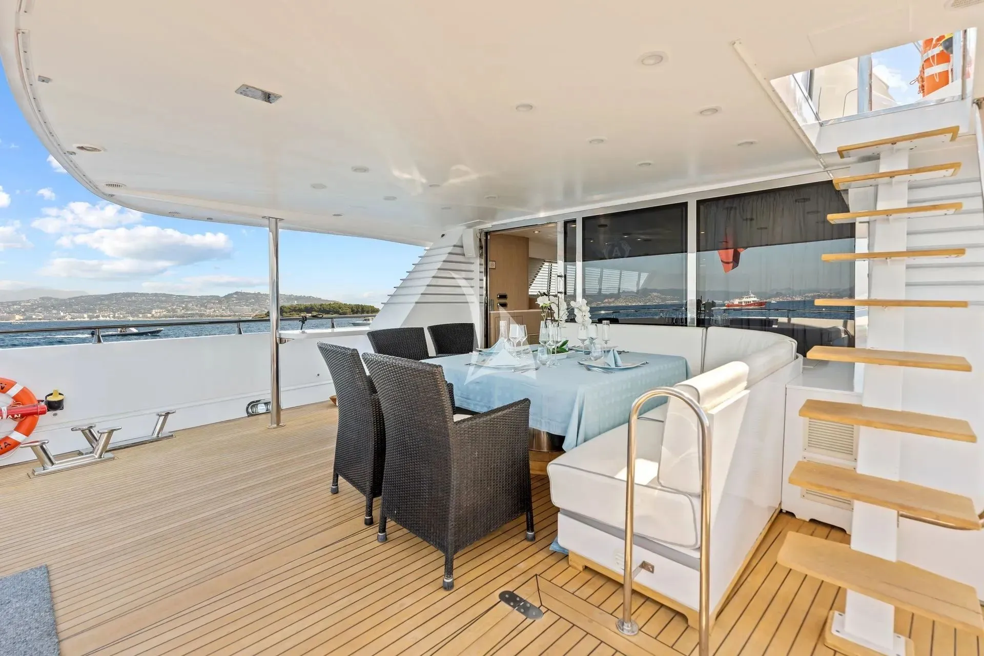 Antisan 33m Spertini Alalunga motor yacht charter French Riviera photo 10
