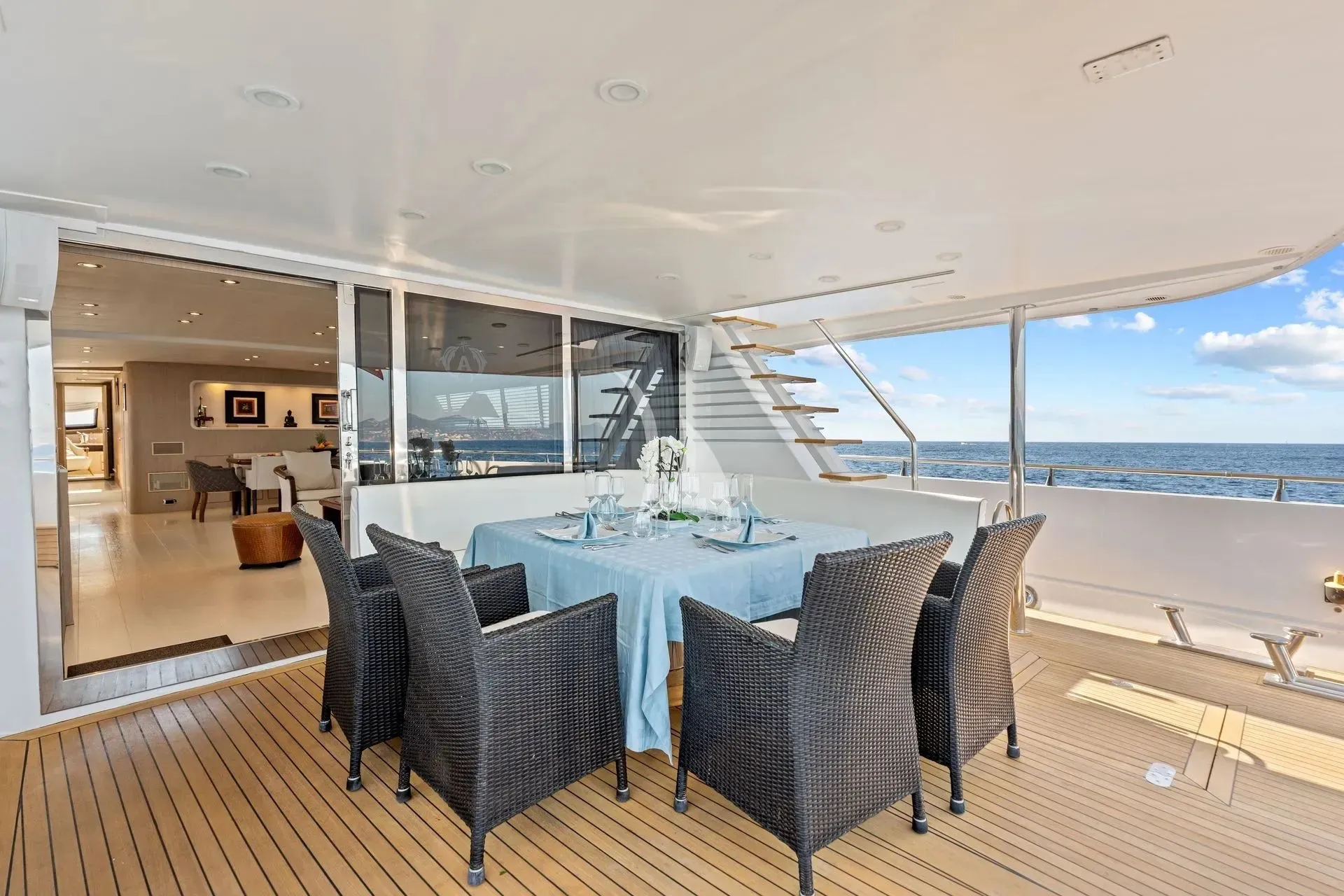 Antisan 33m Spertini Alalunga motor yacht charter French Riviera photo 11