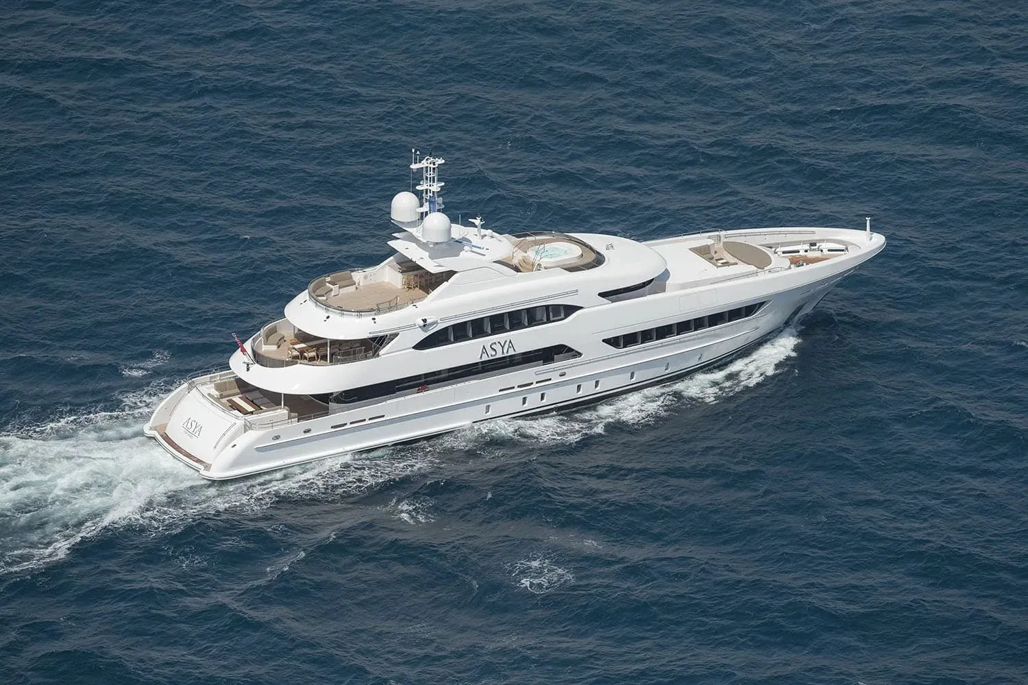 Asya 46.7m Heesen motor yacht charter French Riviera photo 04