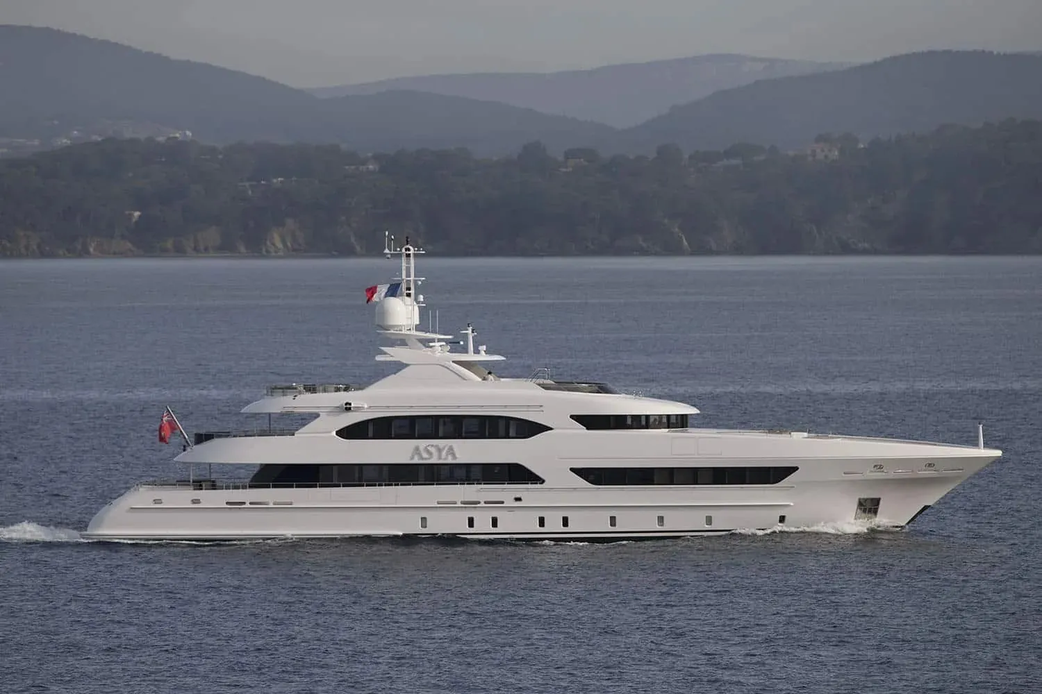 Asya 46.7m Heesen motor yacht charter French Riviera photo 05