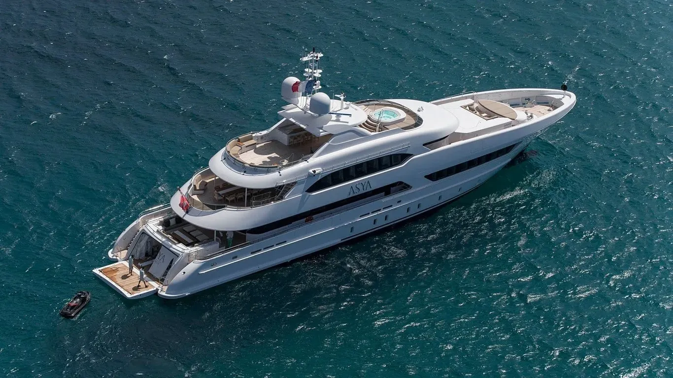 Asya 46.7m Heesen motor yacht charter French Riviera photo 10
