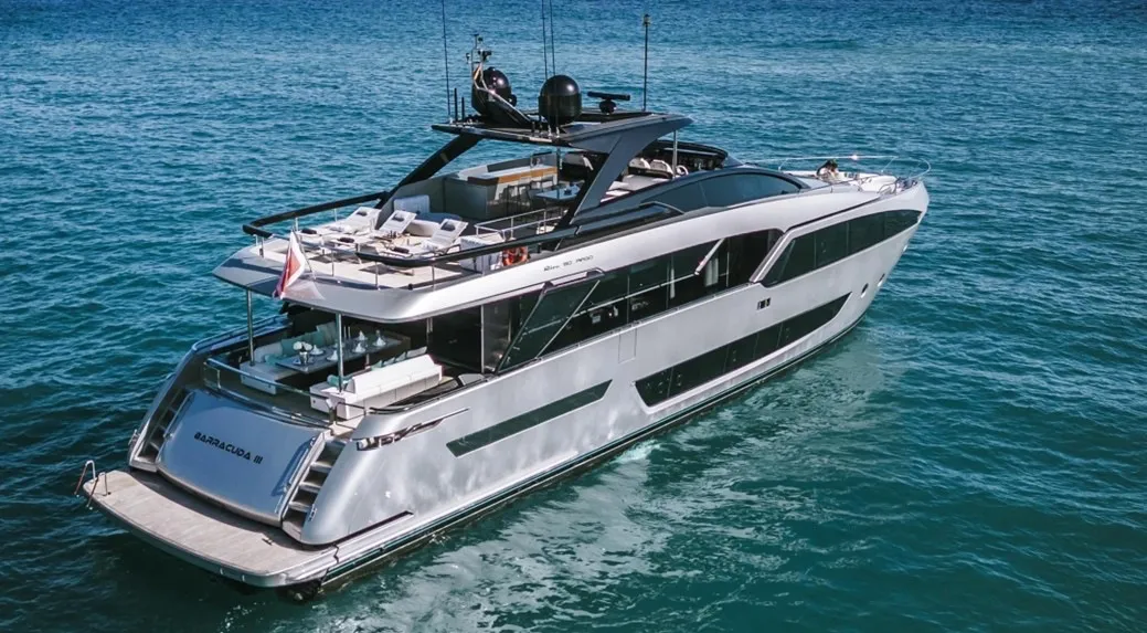 Barracuda III 28.48m Riva motor yacht charter Mallorca photo 07