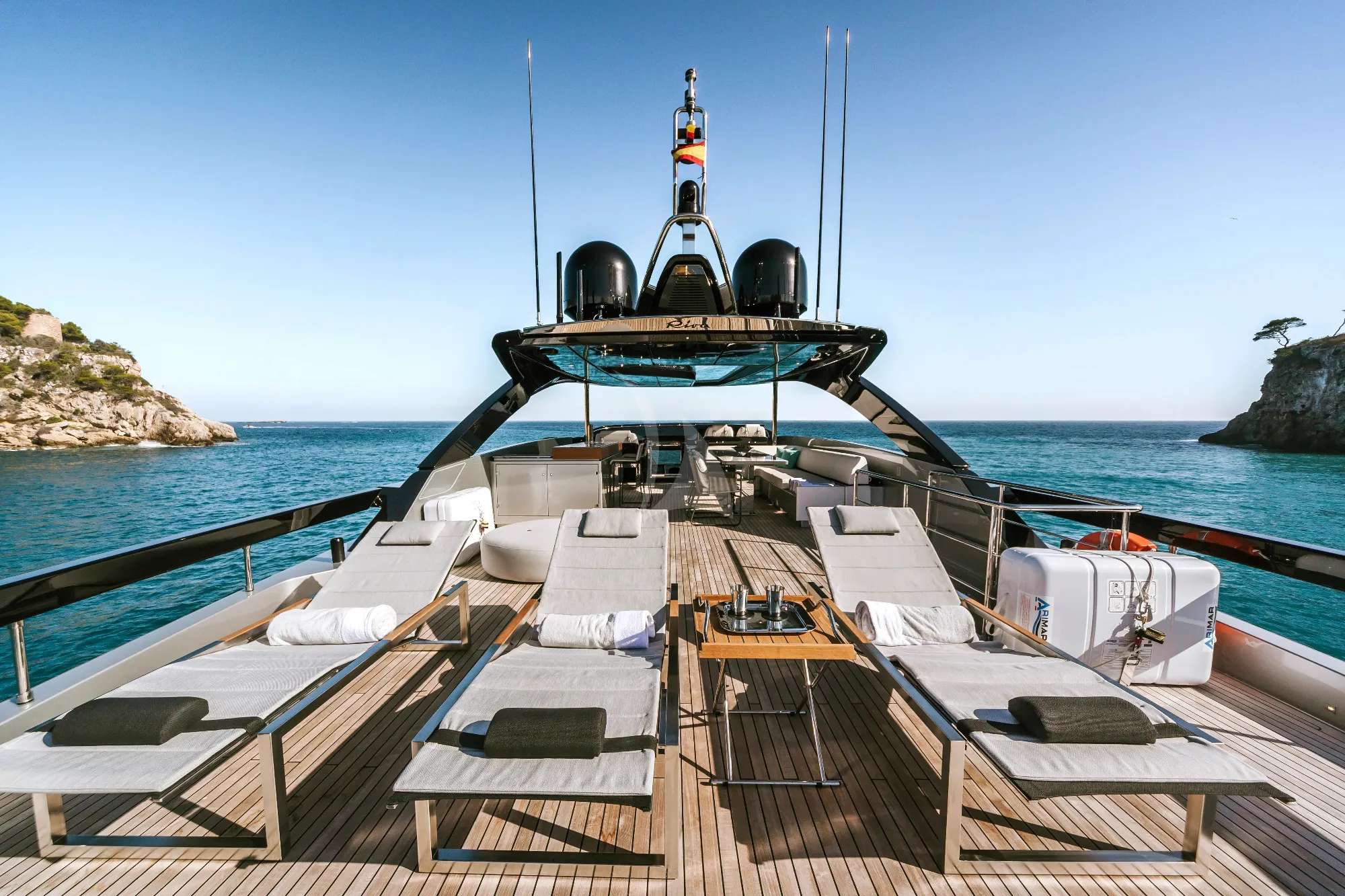 Barracuda III 28.48m Riva motor yacht charter Mallorca photo 11