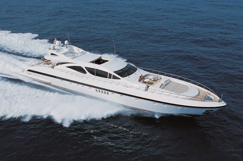 Beachouse 40m Mangusta motor yacht charter French Riviera photo 08