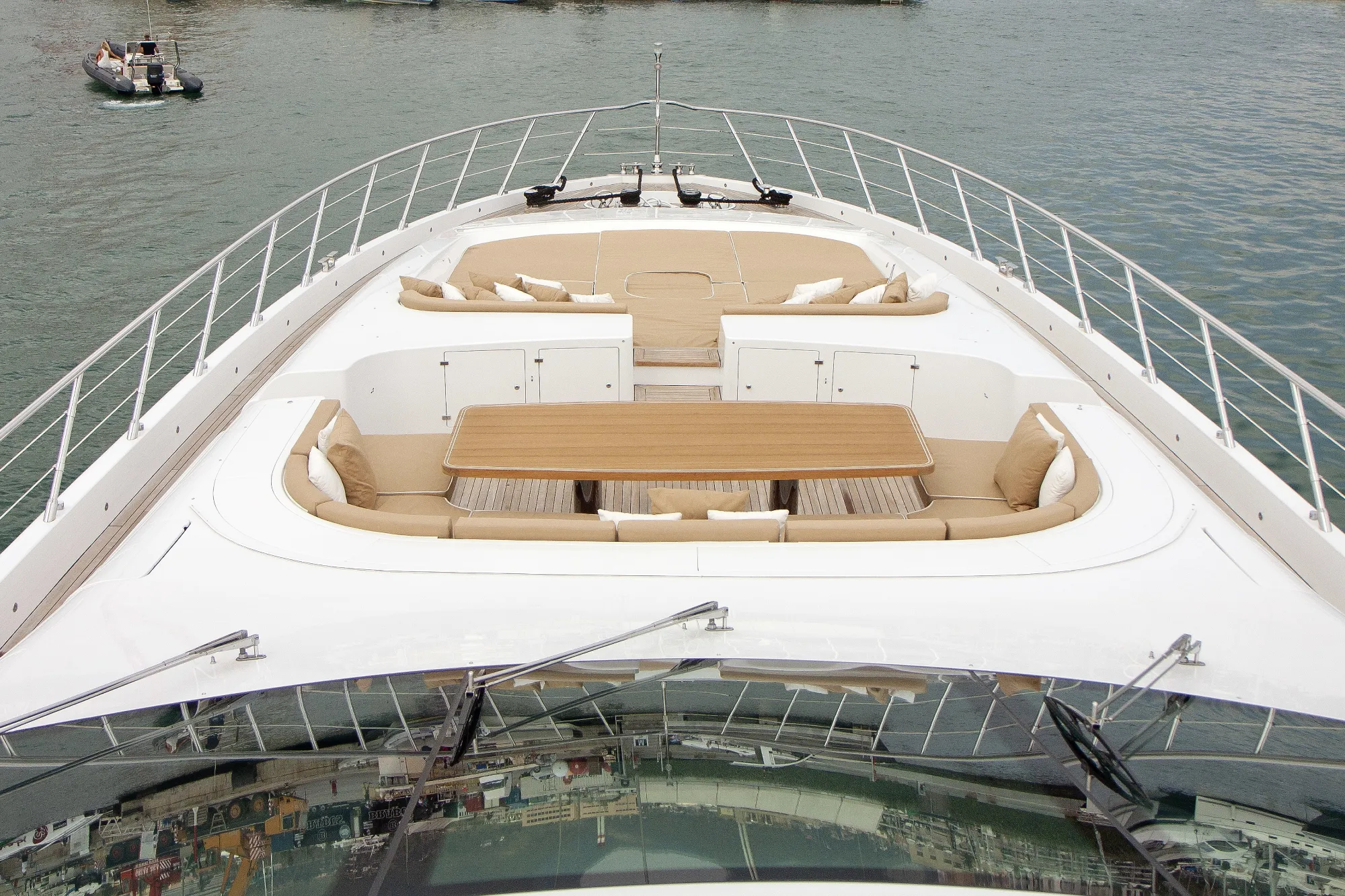 Beachouse 40m Mangusta motor yacht charter French Riviera photo 09