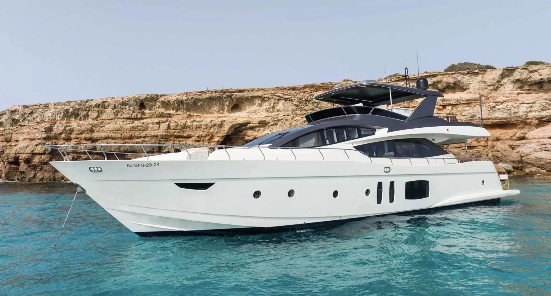 Biscayne 23.8m Astondoa motor yacht charter Ibiza photo 05