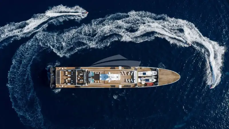 Bleu De Nimes 72.24m Clelands Shipbuilding Co motor yacht charter Mediterranean photo 01