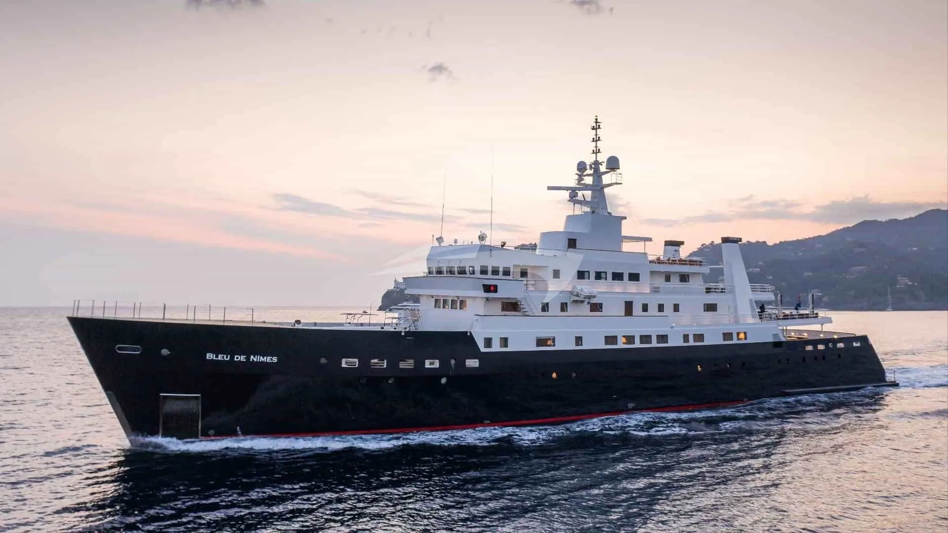 Bleu De Nimes 72.24m Clelands Shipbuilding Co motor yacht charter Mediterranean photo 03