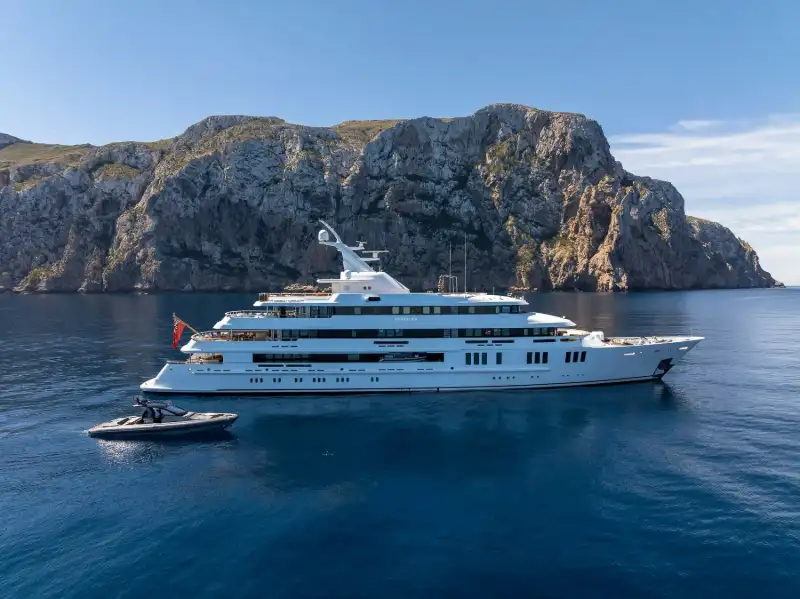 Boadicea 77m Amels motor yacht charter Mediterranean photo 01
