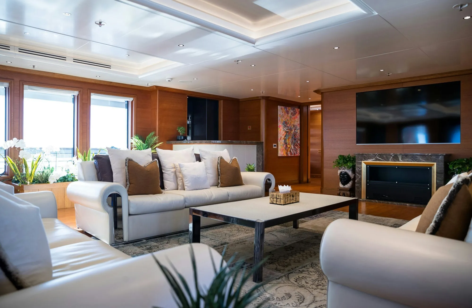 Boadicea 77m Amels motor yacht charter Mediterranean photo 07