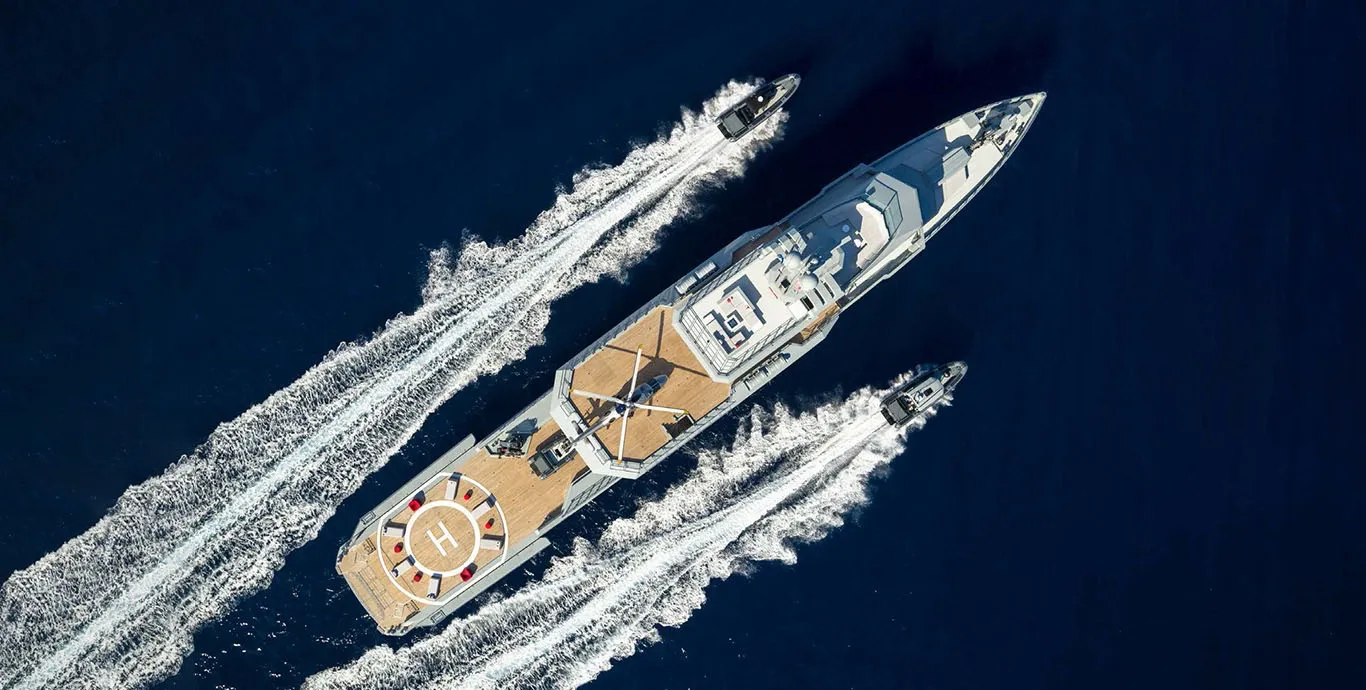 Bold 85.3m SilverYachts motor yacht charter Mediterranean photo 17