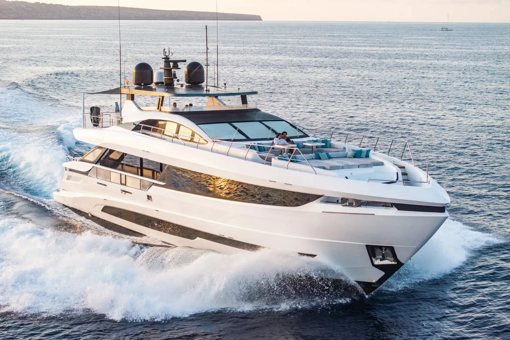 C2 33.3m Mangusta motor yacht charter Ibiza photo 01