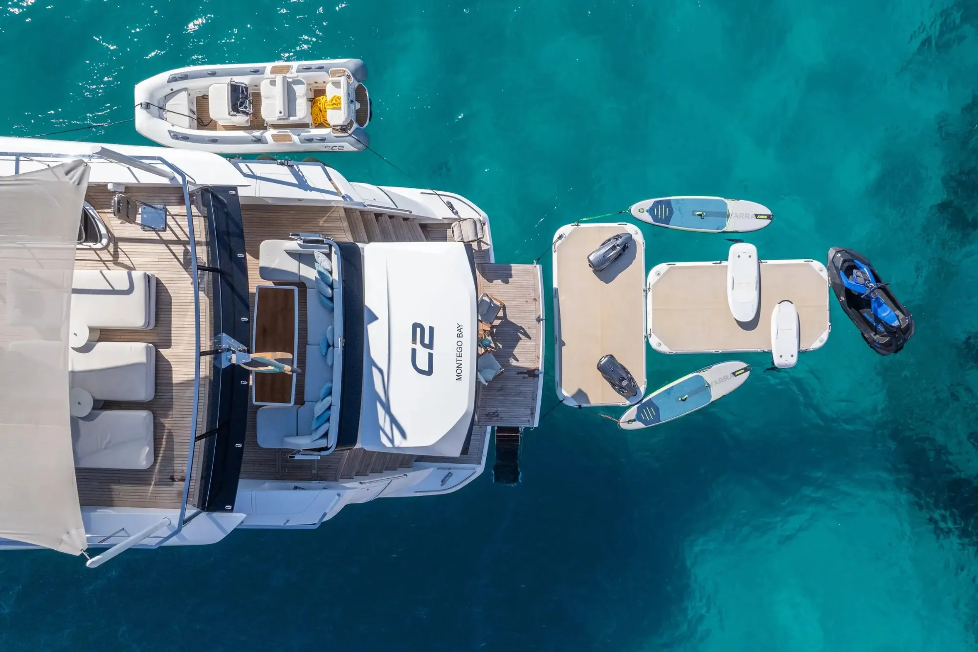 C2 33.3m Mangusta motor yacht charter Ibiza photo 03