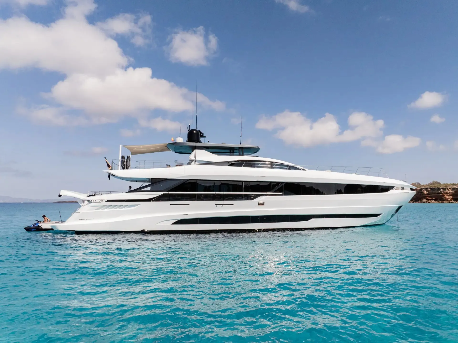 C2 33.3m Mangusta motor yacht charter Ibiza photo 04