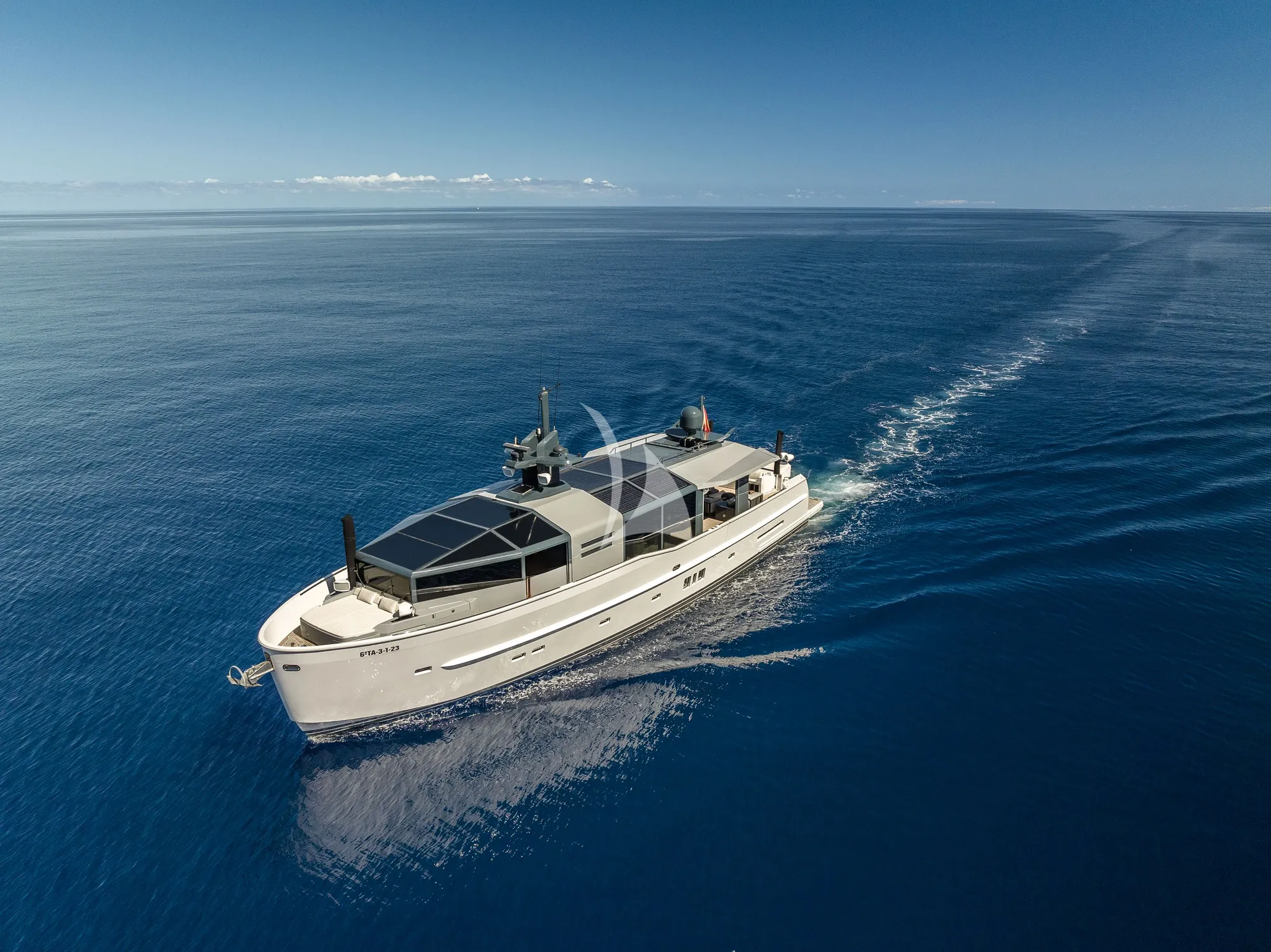 Dhamma II 26m Arcadia motor yacht charter Ibiza photo 02