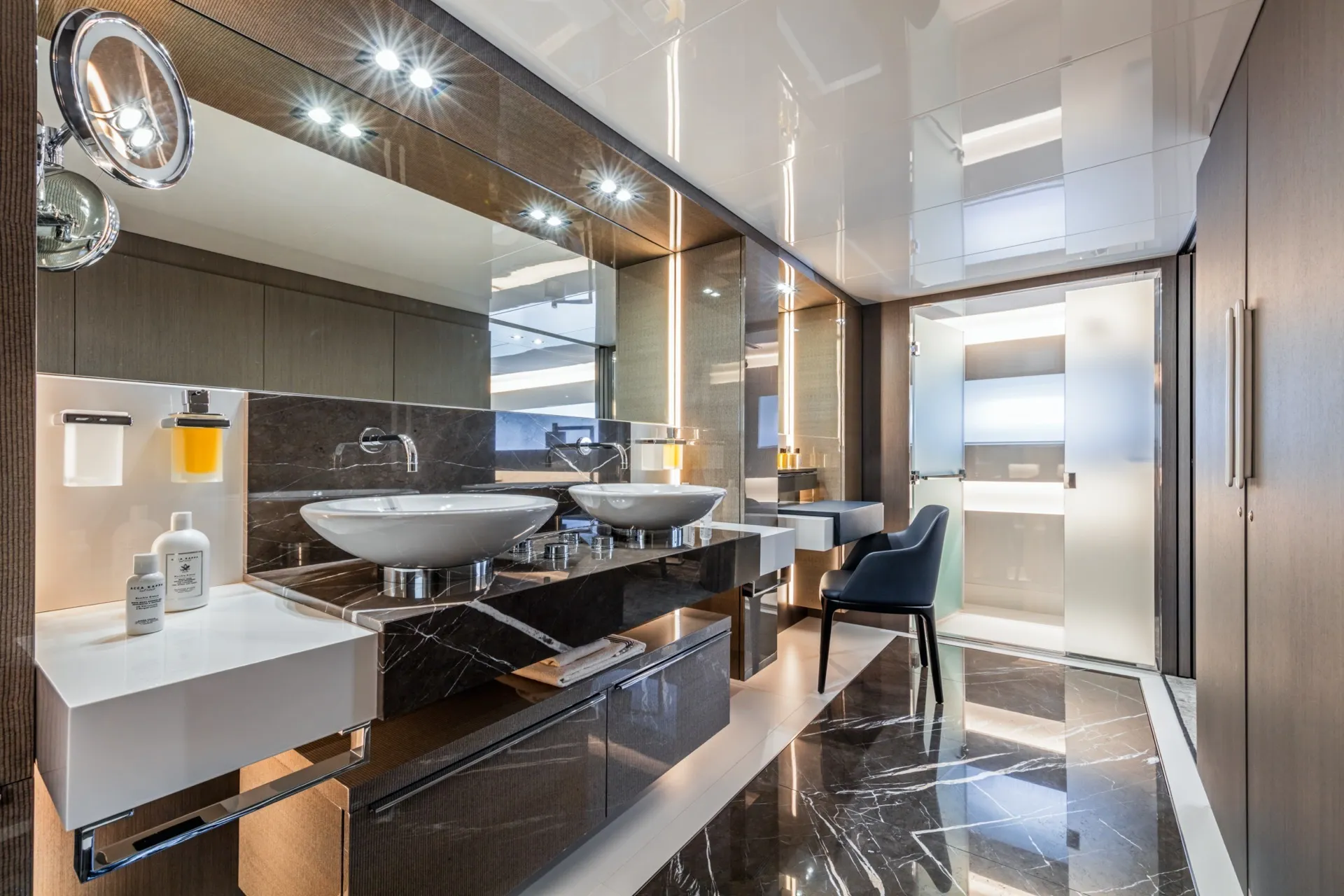 Dhamma II 26m Arcadia motor yacht charter Ibiza photo 13