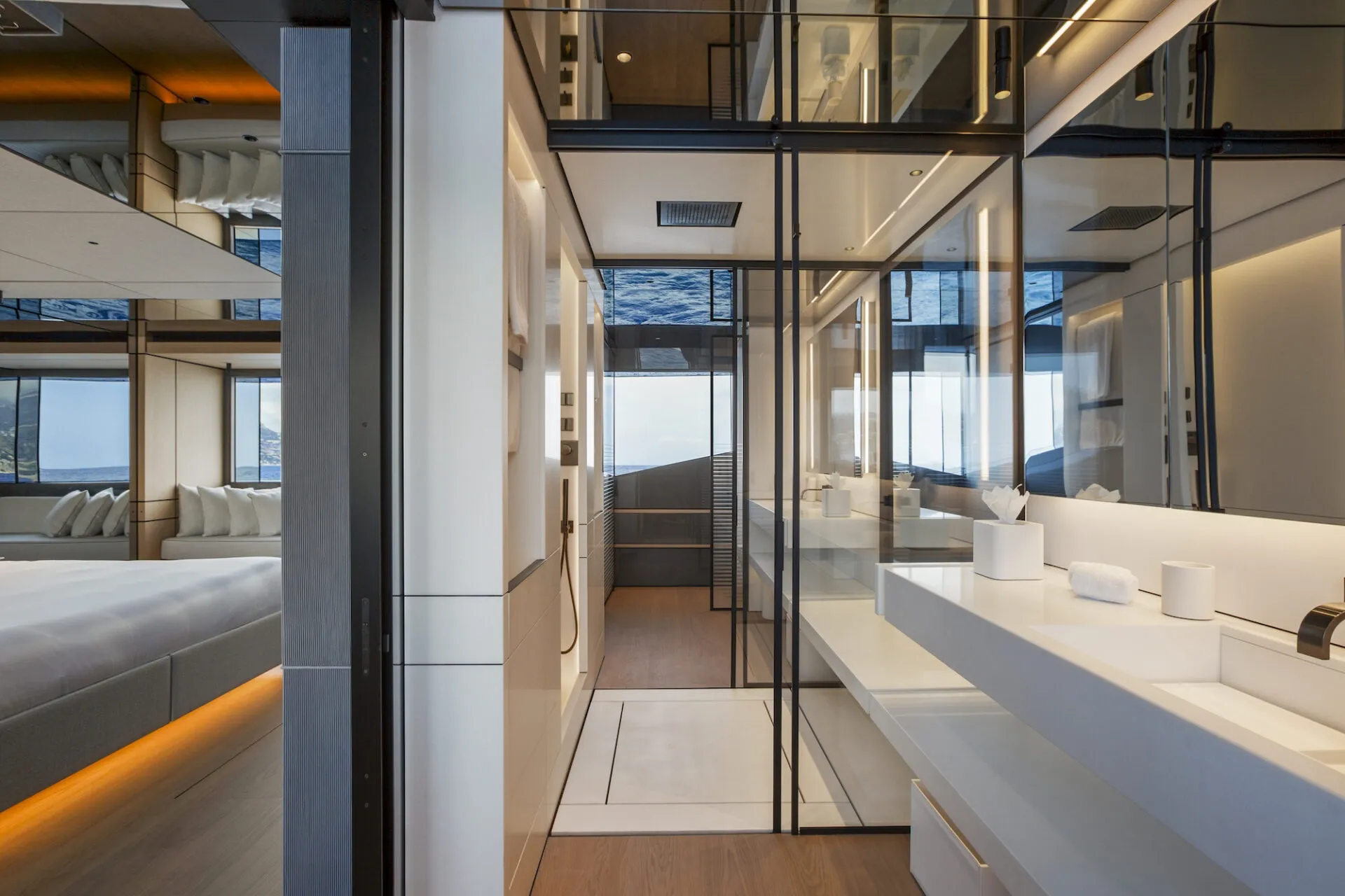 Extra Time 44.27m Conrad Shipyard motor yacht charter French Riviera photo 21