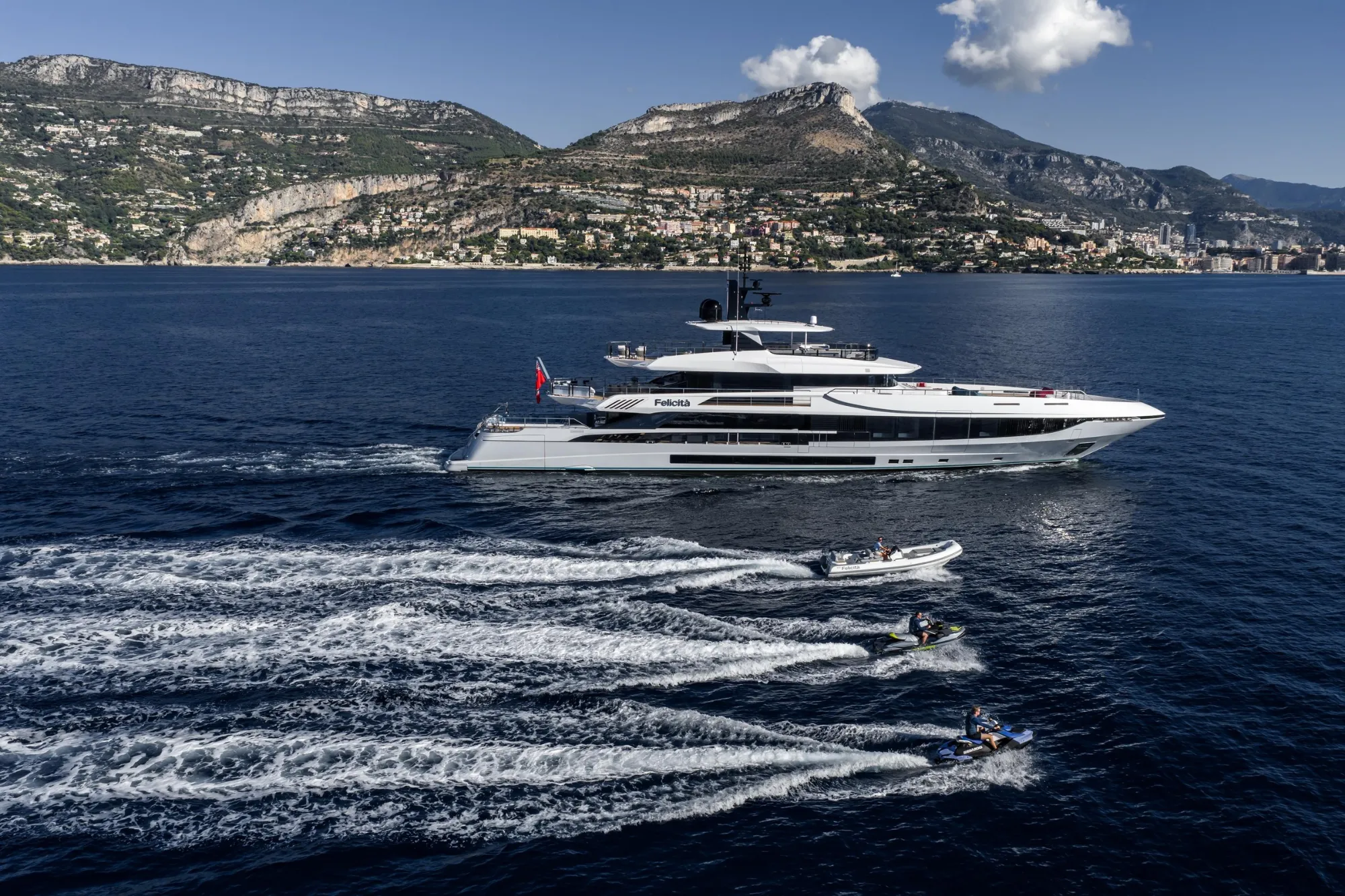 Felicità 50m Mangusta motor yacht charter French Riviera photo 02