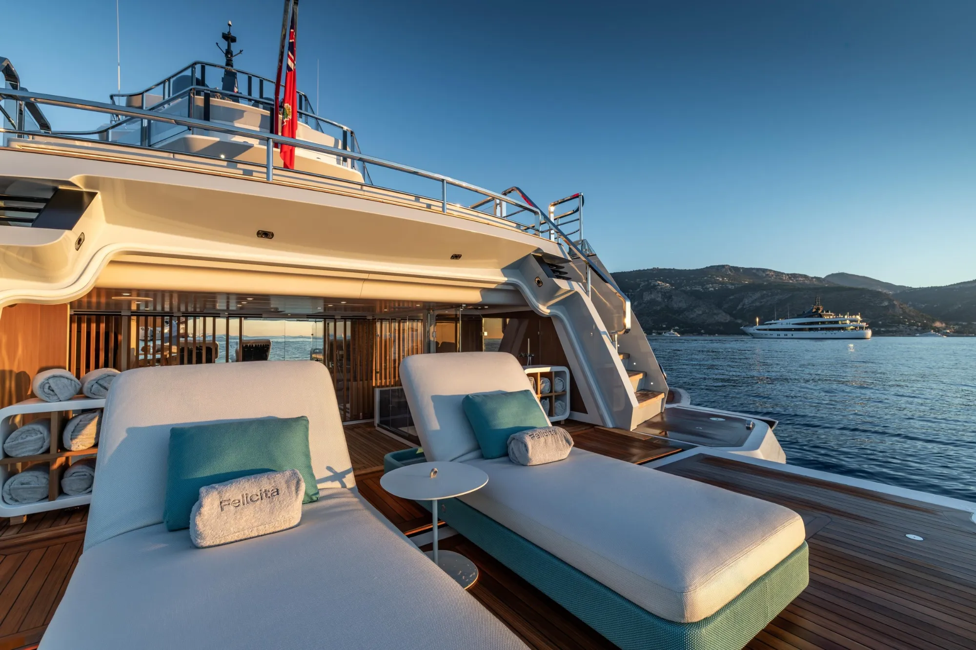 Felicità 50m Mangusta motor yacht charter French Riviera photo 13