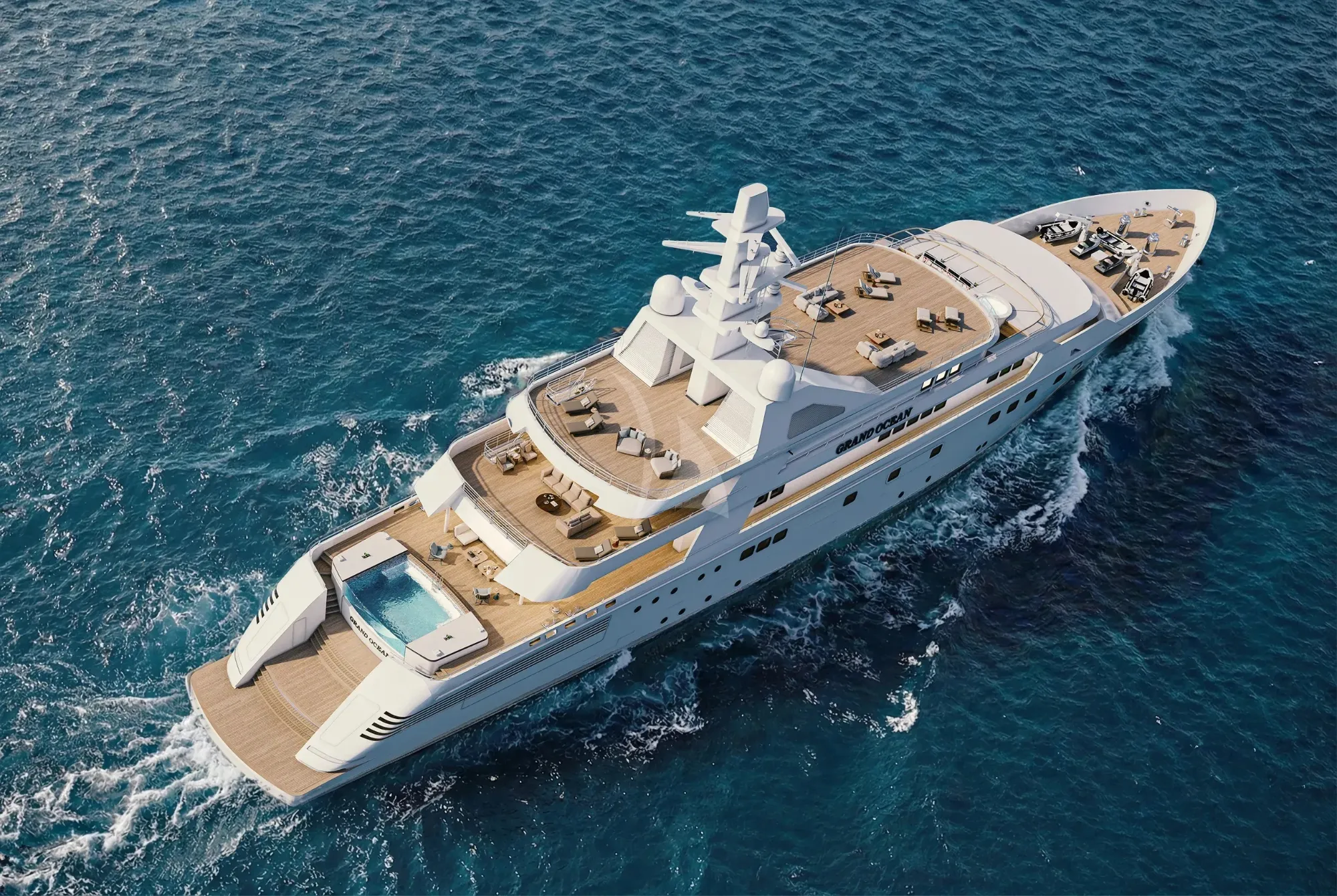 Grand Ocean 85m Blohm + Voss motor yacht charter Mediterranean photo 04