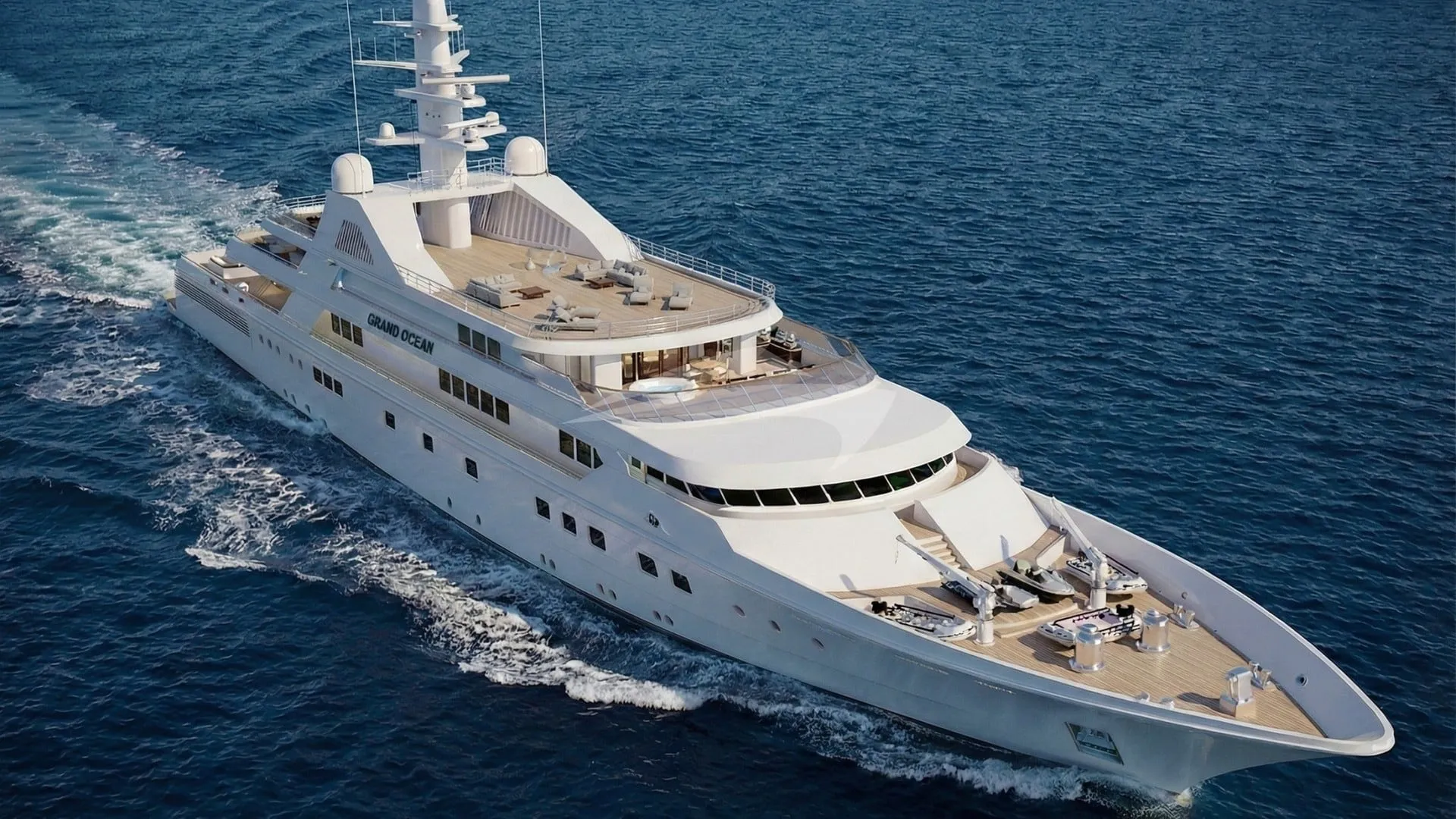 Grand Ocean 85m Blohm + Voss motor yacht charter Mediterranean photo 05