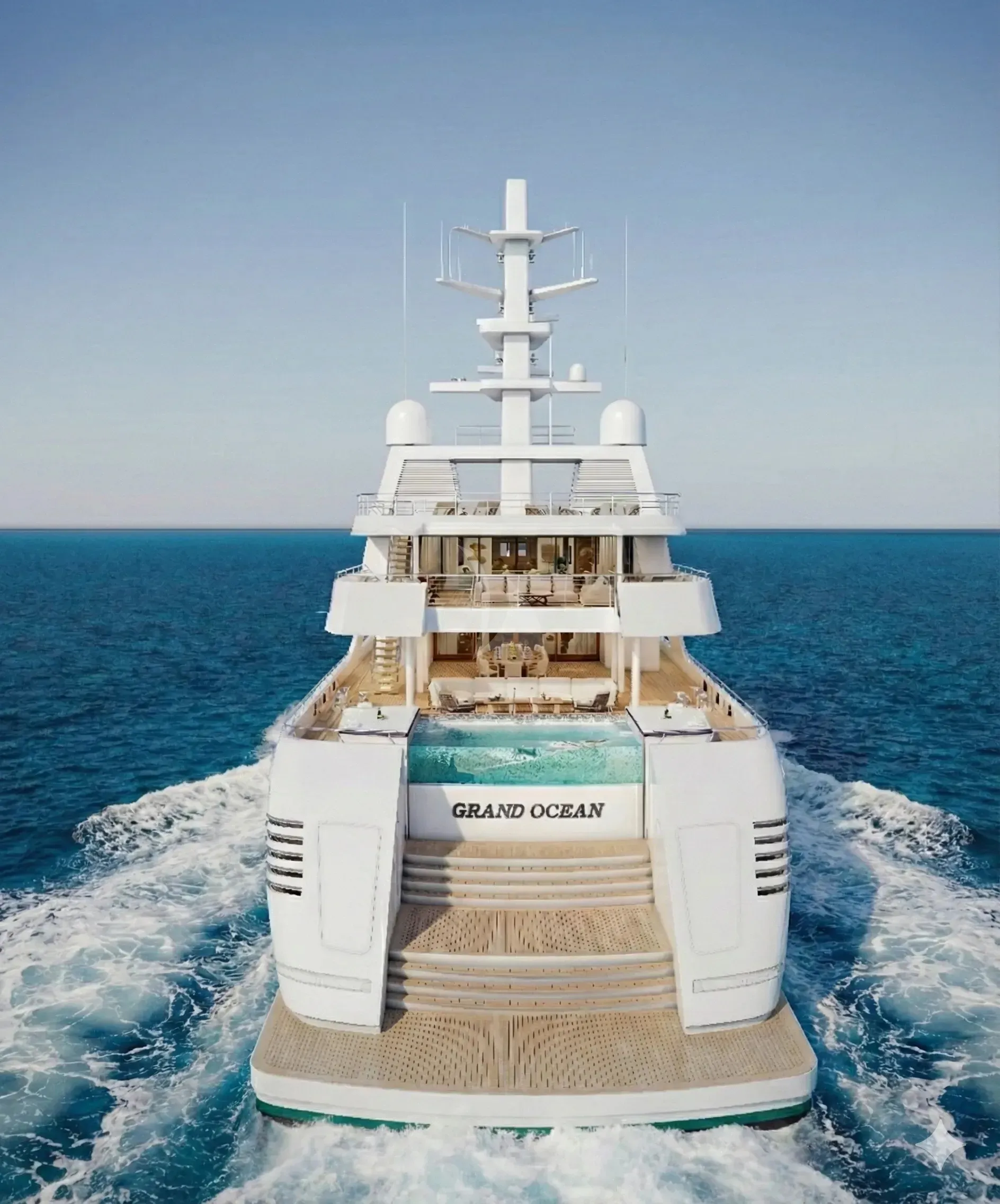 Grand Ocean 85m Blohm + Voss motor yacht charter Mediterranean photo 07