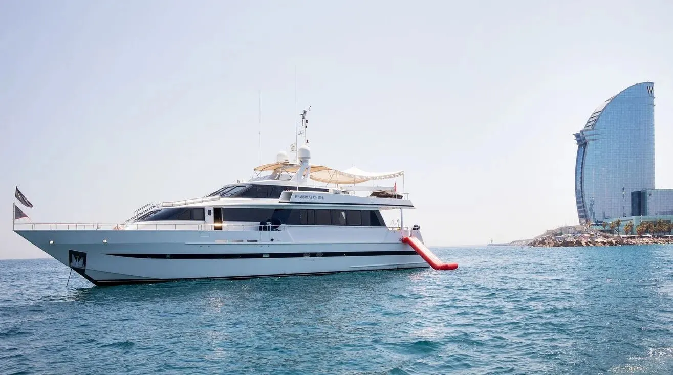 Heartbeat Of Life 28.2m Heesen motor yacht charter Barcelona photo 02