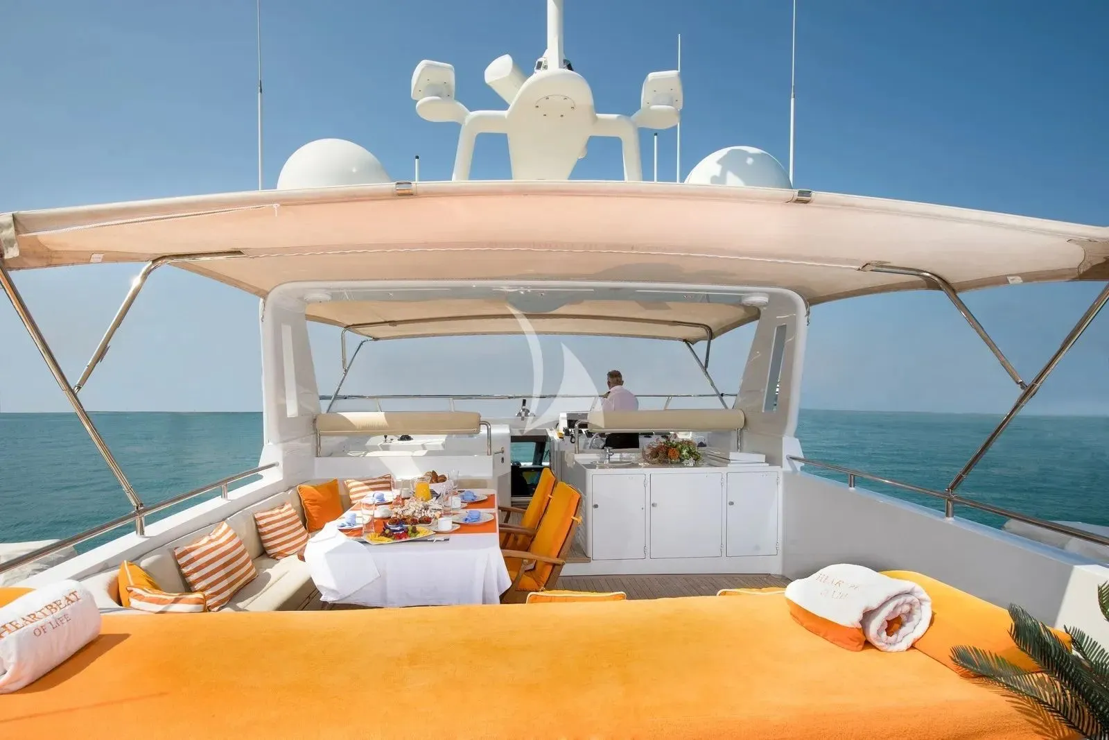 Heartbeat Of Life 28.2m Heesen motor yacht charter Barcelona photo 07