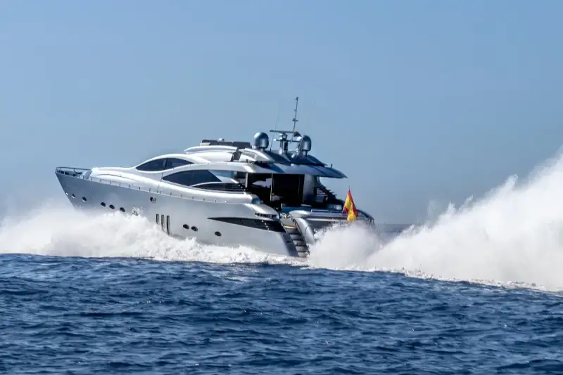Inspiration 27.42m Pershing motor yacht charter Ibiza photo 01