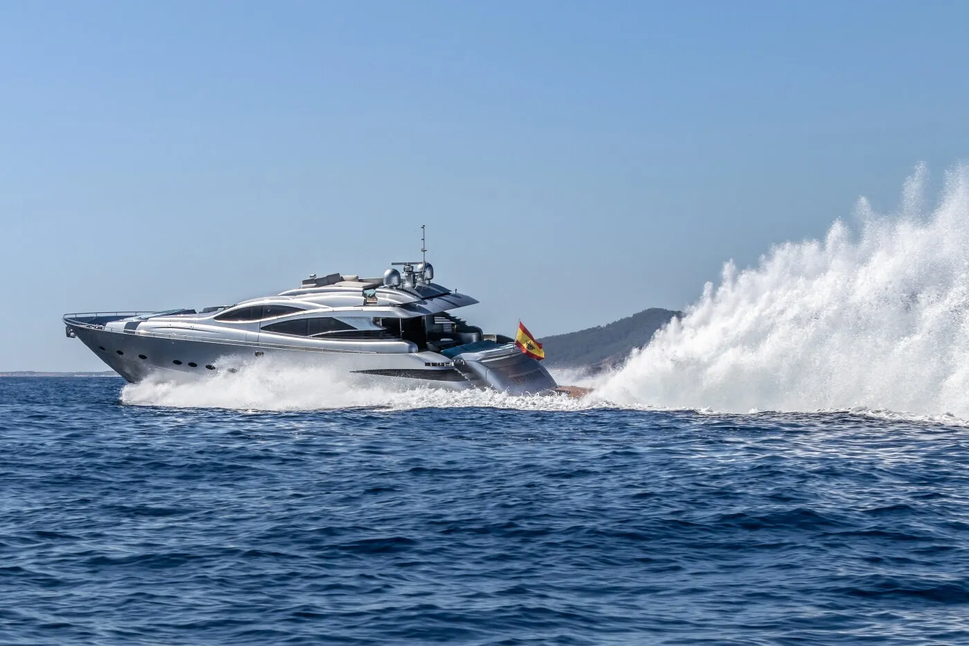 Inspiration 27.42m Pershing motor yacht charter Ibiza photo 02