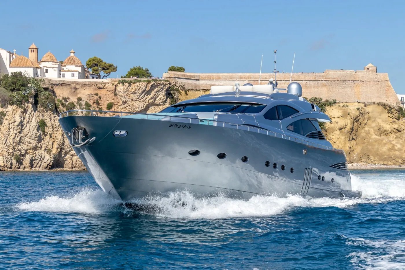 Inspiration 27.42m Pershing motor yacht charter Ibiza photo 04