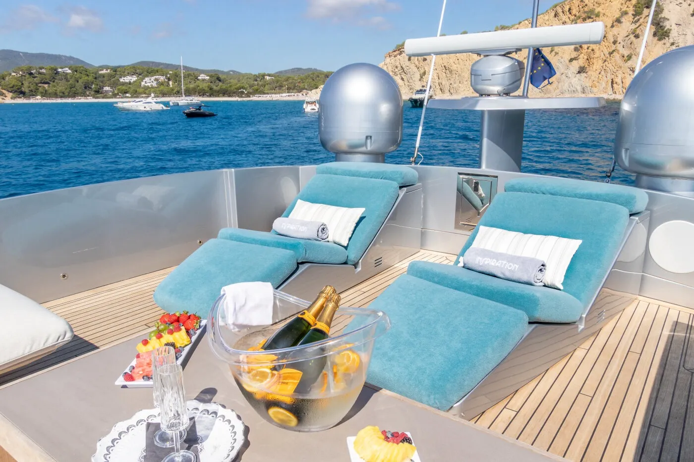 Inspiration 27.42m Pershing motor yacht charter Ibiza photo 06