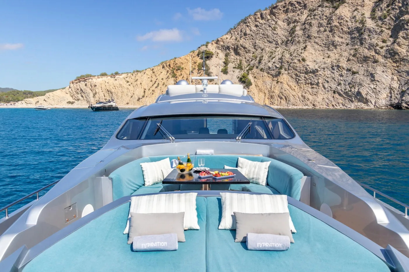Inspiration 27.42m Pershing motor yacht charter Ibiza photo 08