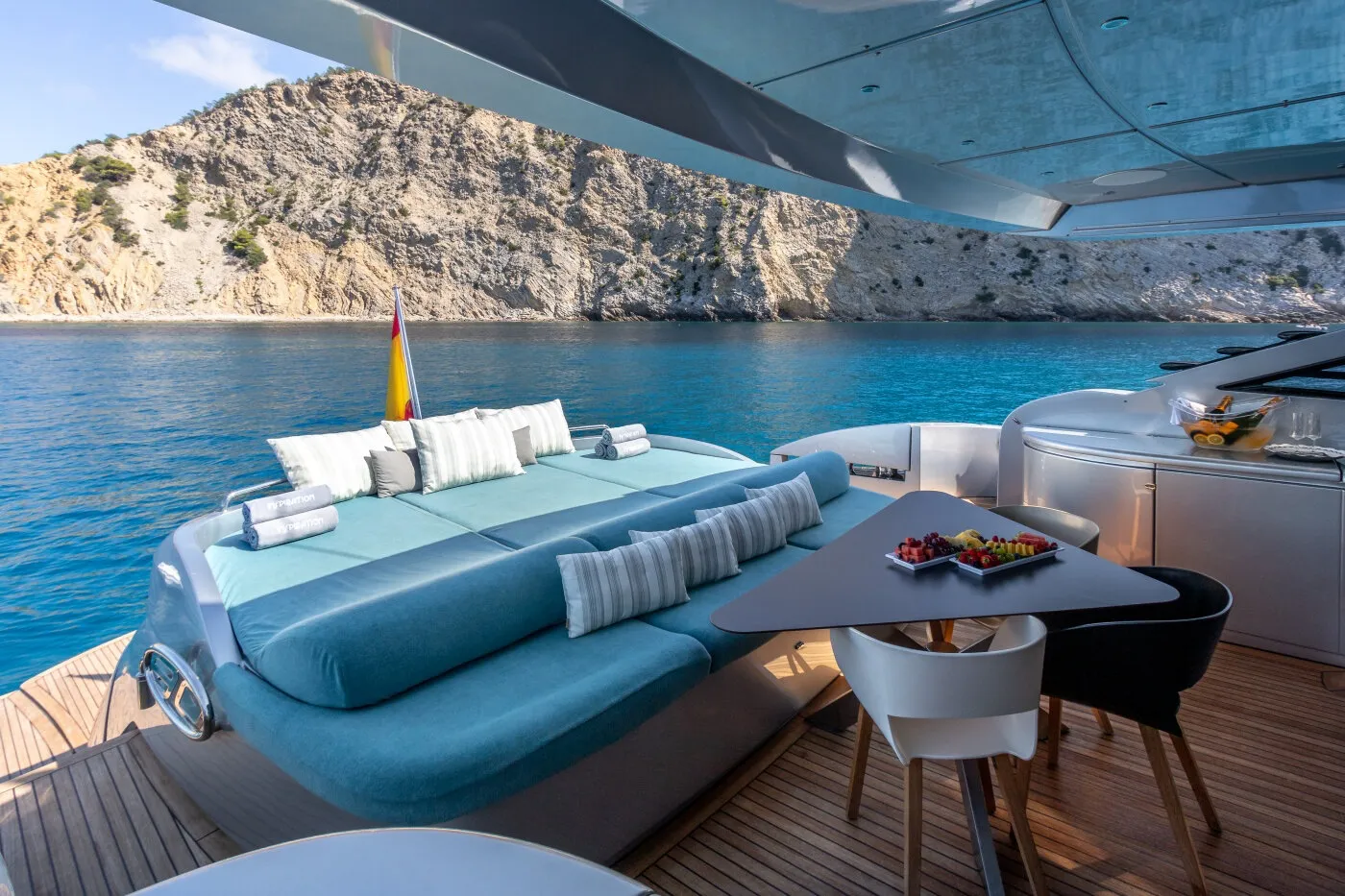 Inspiration 27.42m Pershing motor yacht charter Ibiza photo 10