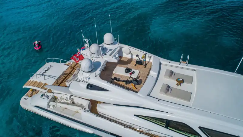 Jomar 39.65m Mangusta motor yacht charter French Riviera photo 01