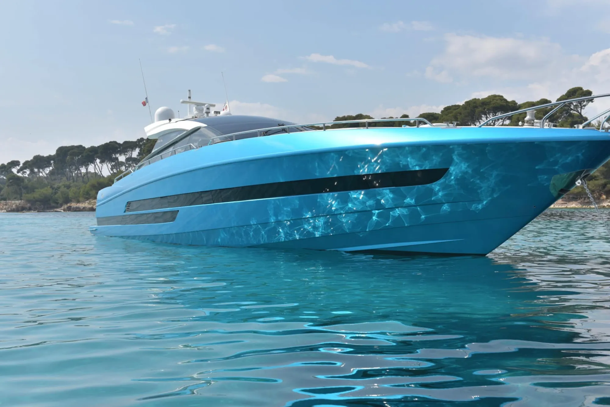Little One 22m Baia Yachts motor yacht charter French Riviera photo 02
