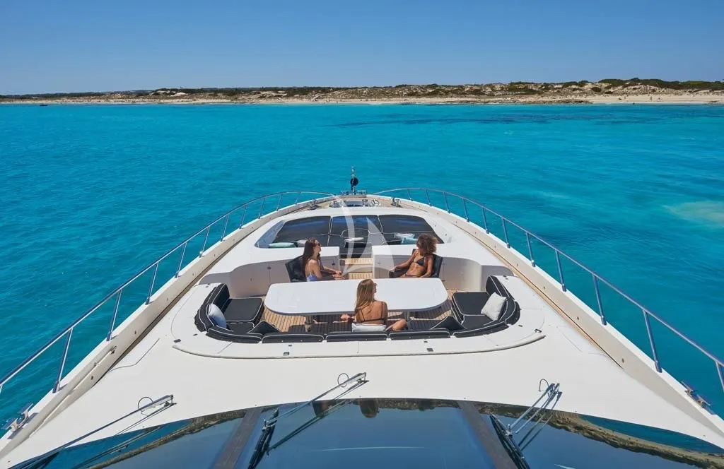 Mrs Grey 39.5m Mangusta motor yacht charter Ibiza photo 02
