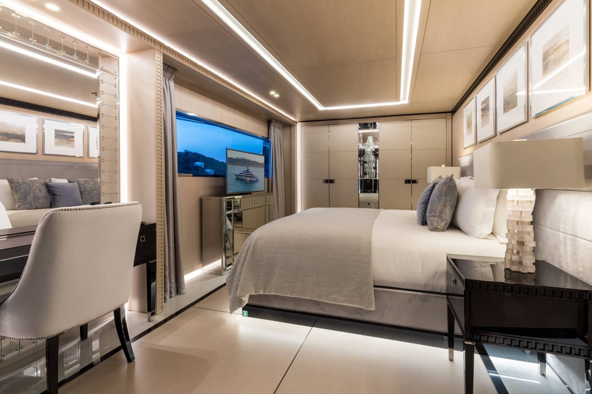 Polestar 70m Rossinavi motor yacht charter French Riviera photo 43