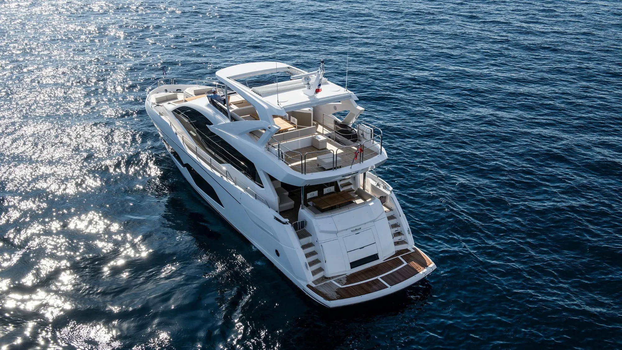 Saahsa 23.6m Sunseeker motor yacht charter Ibiza photo 02