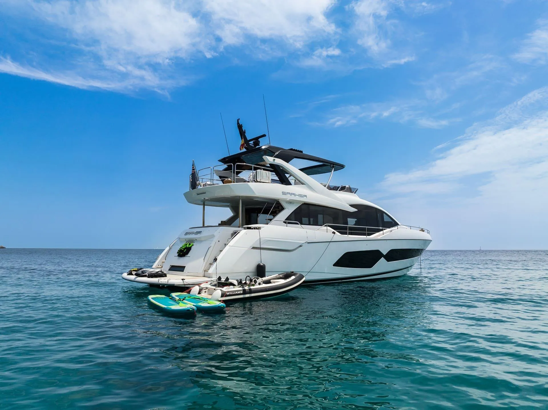 Saahsa 23.6m Sunseeker motor yacht charter Ibiza photo 13