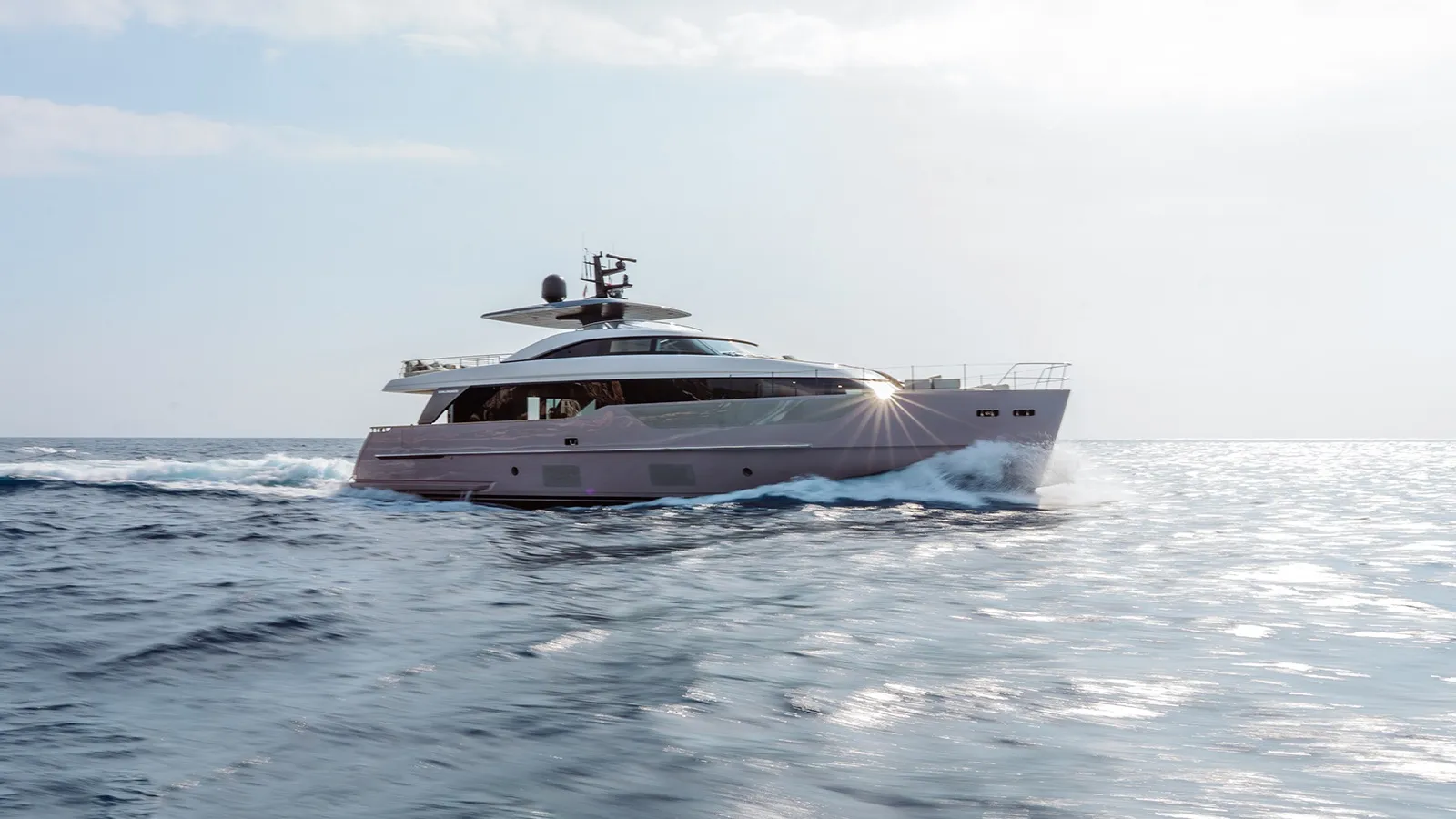 Sal 27.3m Sanlorenzo motor yacht charter Mediterranean photo 03