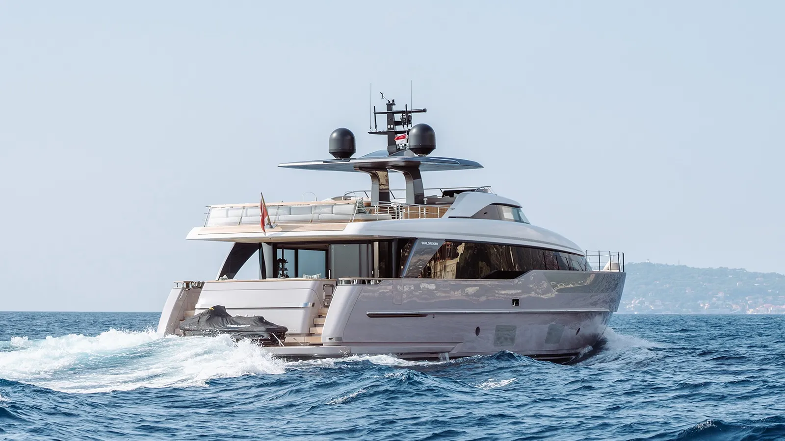 Sal 27.3m Sanlorenzo motor yacht charter Mediterranean photo 04