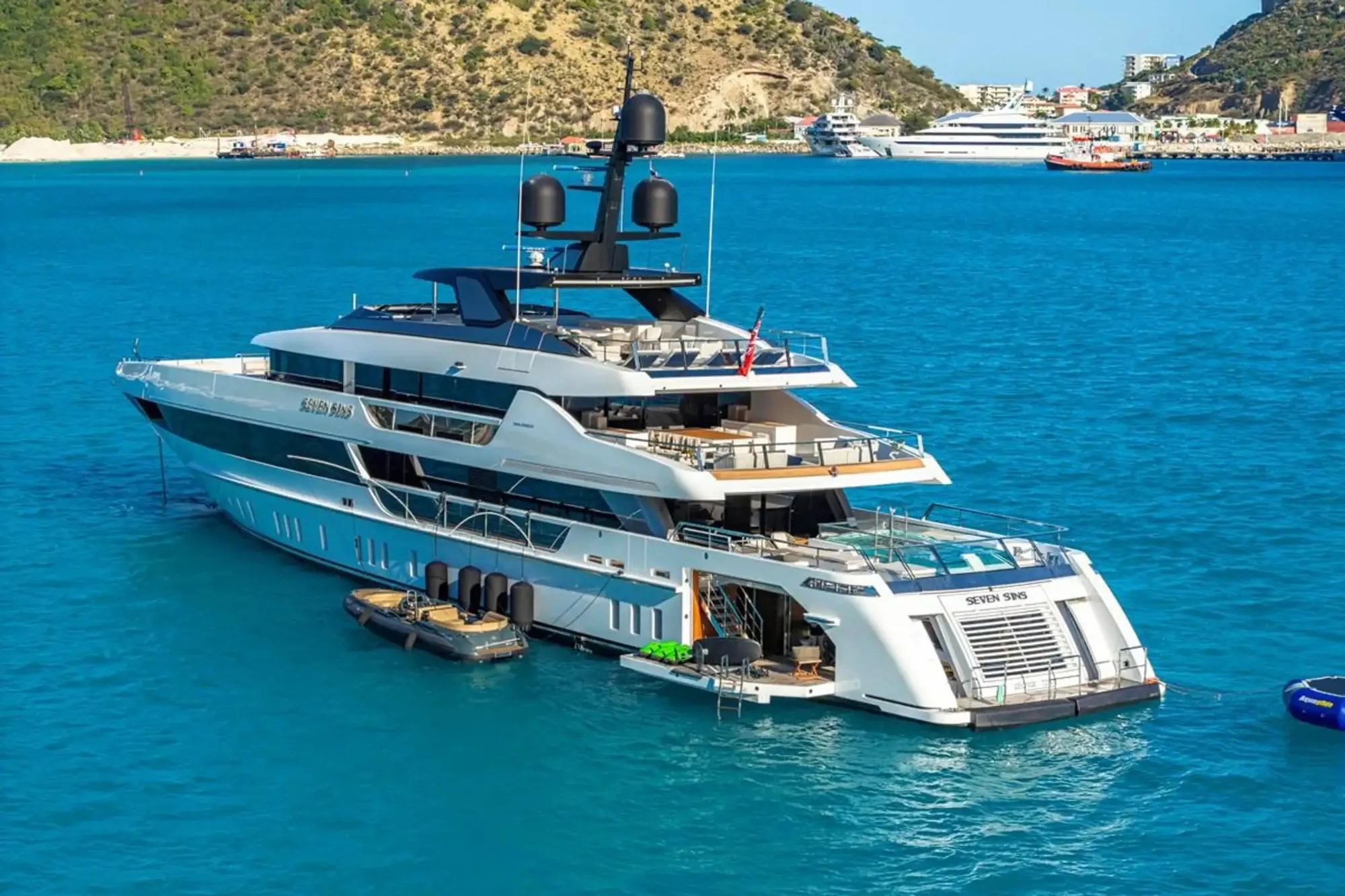 Seven Sins 52m Sanlorenzo motor yacht charter Mediterranean photo 03