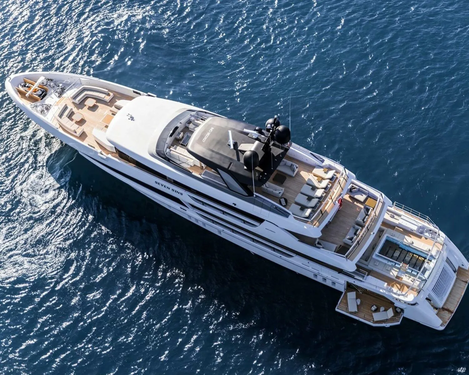 Seven Sins 52m Sanlorenzo motor yacht charter Mediterranean photo 08